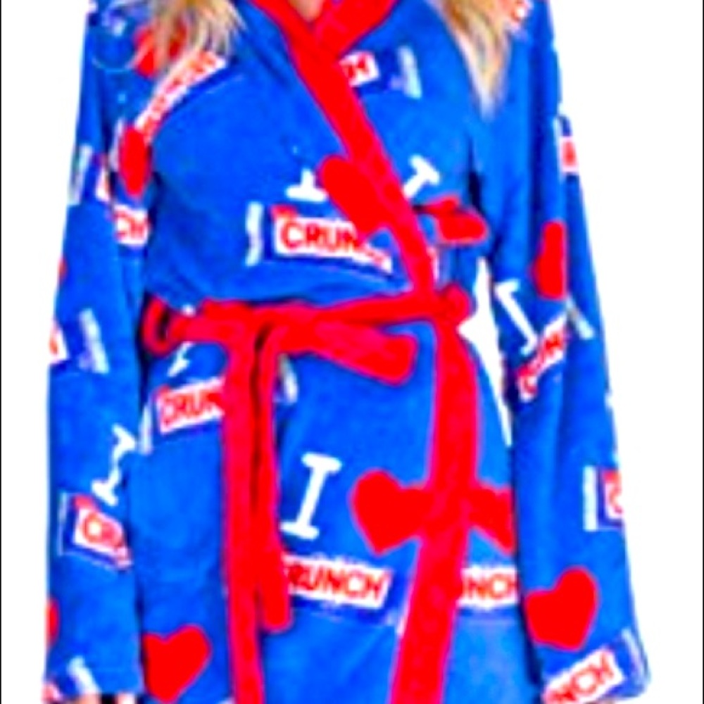 CRUNCH candy comfortable robe